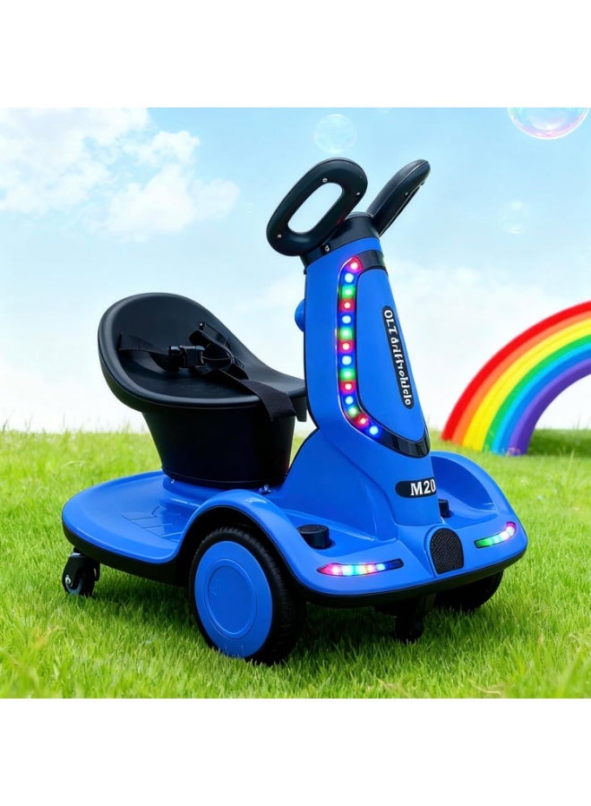 Multifunctional Three-Wheeled Electric Scooter for Children with Two Motors, Music and Electric Lights; Balance Scooter for Boys and Girls. - Image 4