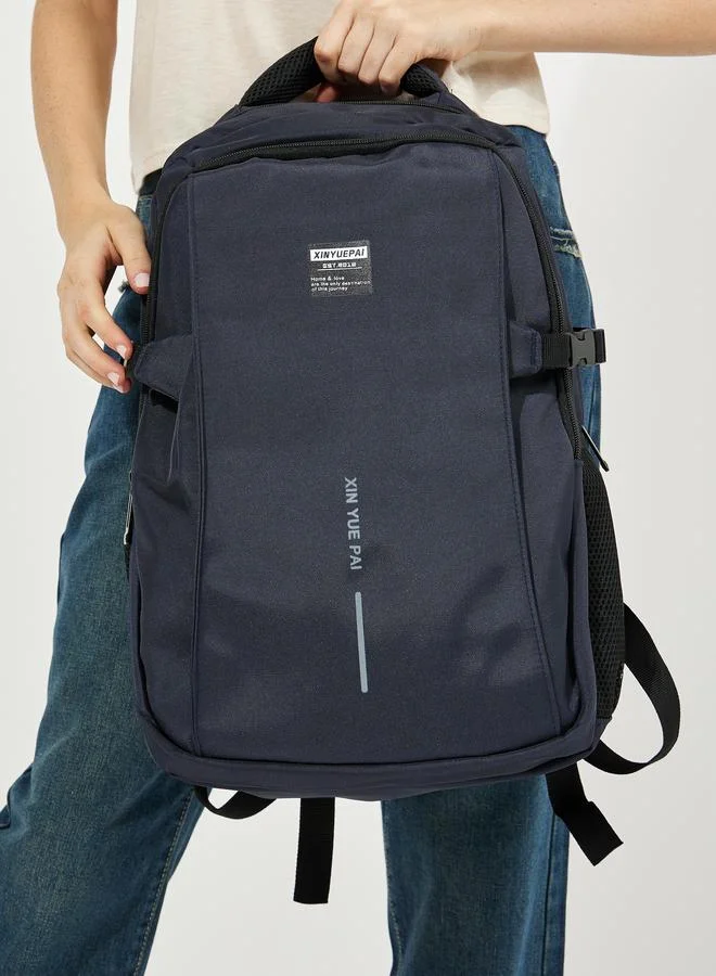 Styli  Patch Detail Backpack with Mesh Pockets for Women | Best Price UAE
