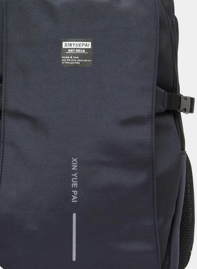 Styli  Patch Detail Backpack with Mesh Pockets for Women | Best Price UAE