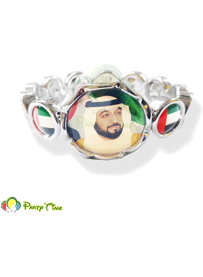 Party Time Plastic Beads Bracelet For Men Women Children For National Day Of The Uae 12Pieces - Image 1