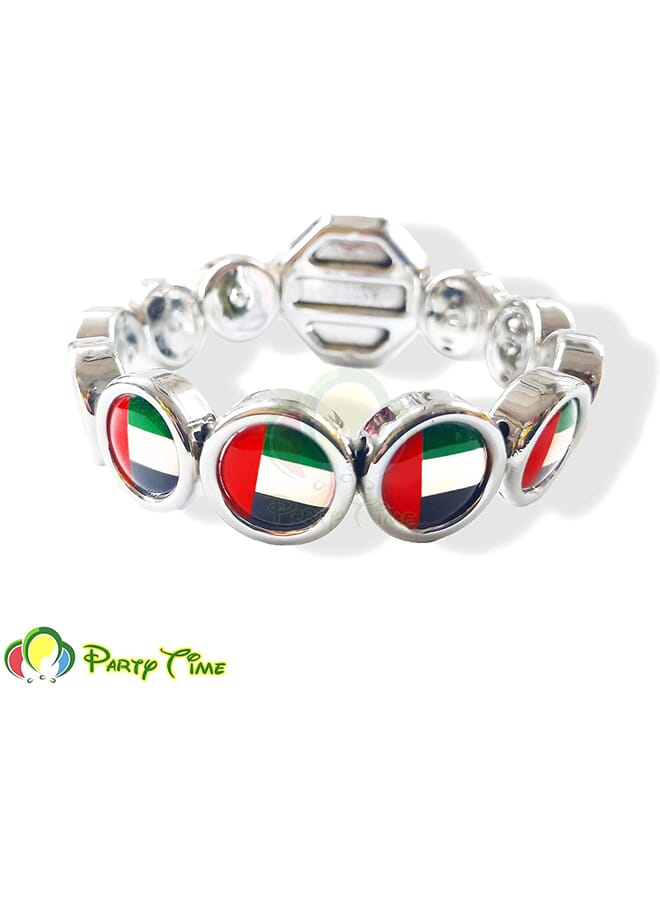 Party Time Plastic Beads Bracelet For Men Women Children For National Day Of The Uae 12Pieces - Image 2