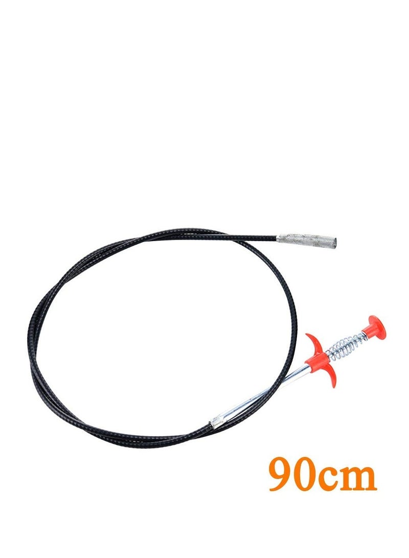 KASTWAVE Flexible Cleaning Claw Pipe Cleaning Spiral Drains Dredge Tool, Sink Sewer Cleaning Hook, Spring Hair Drain Clog Remover Cleaning Tool  - Image 2