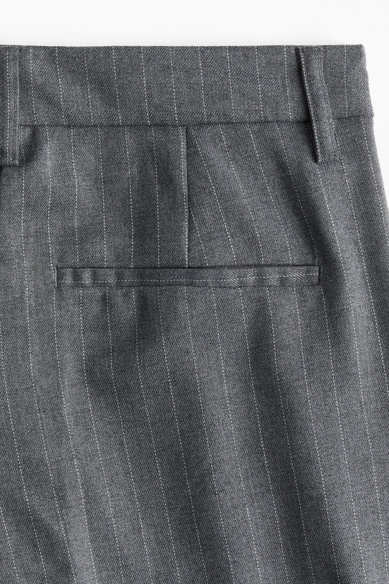 H&M Belted Tailored Trousers