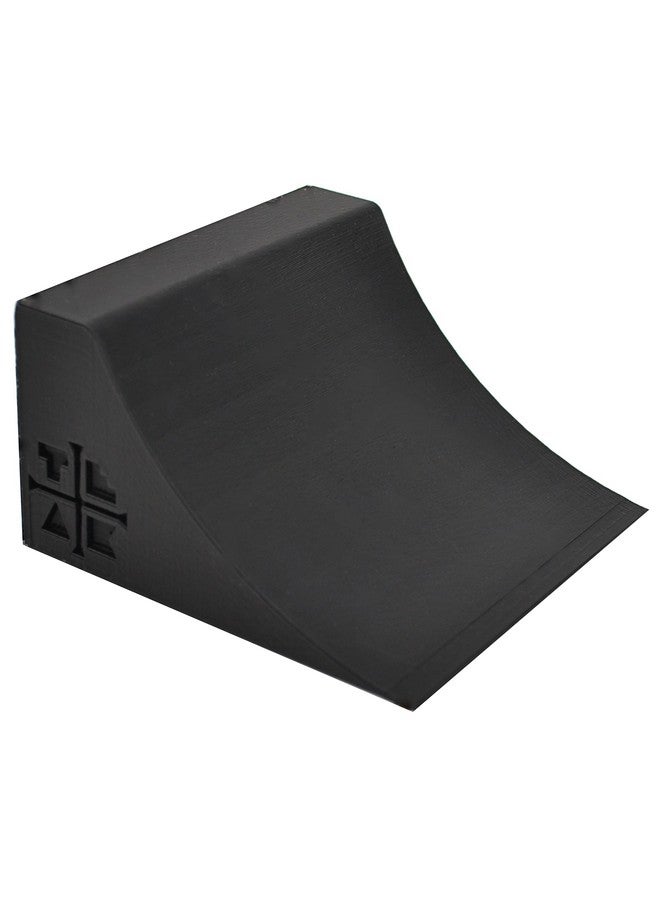 Teak Tuning Fingerboard Quarter Pipe - 4 x 4 x 2.25 - Black Colorway