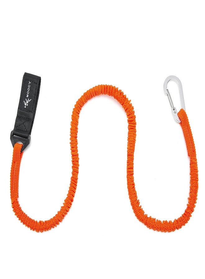 MOOCY Kayak Paddle Tether/Coiled Kayak Fishing Leash with Carabiner for Paddle, Rod SUP Kayaking Accessories - Image 5
