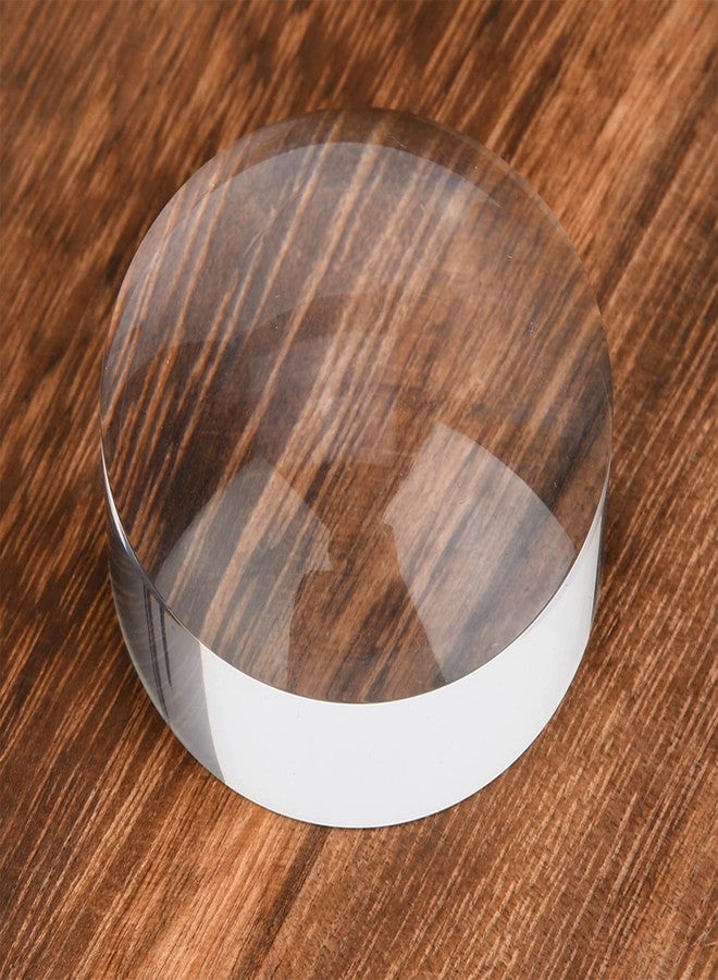 Estink Magnifier Dome, 8X Optical Magnifier Dome Portable Paper Reading Acrylic Magnifier Dome Hands Design Paperweight Dome for Reading Books Map Newspapers, 2.0 X 1.3in - Image 4