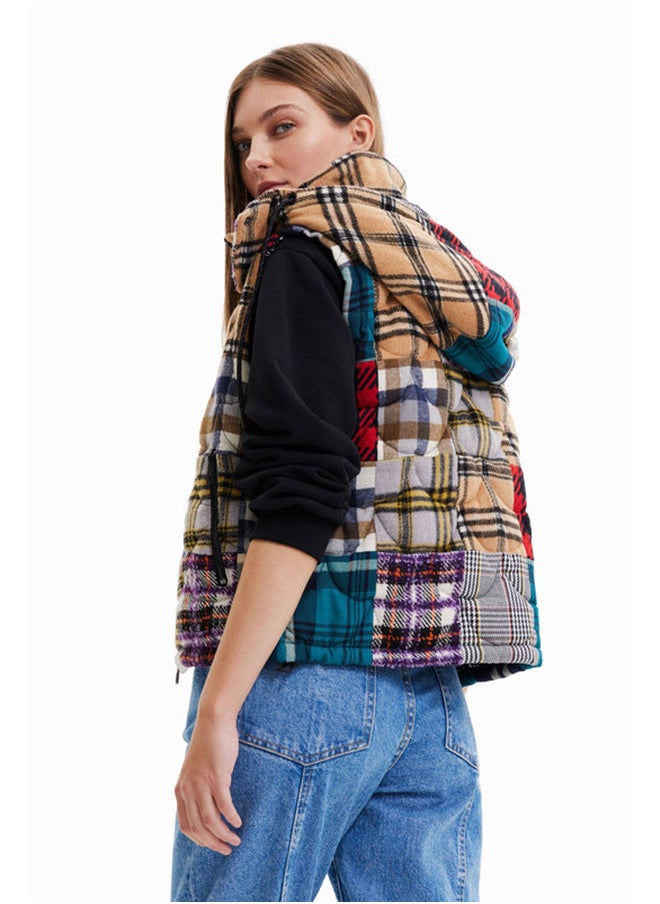 DESIGUAL سترة مبطنة مرقعة  - Image 3