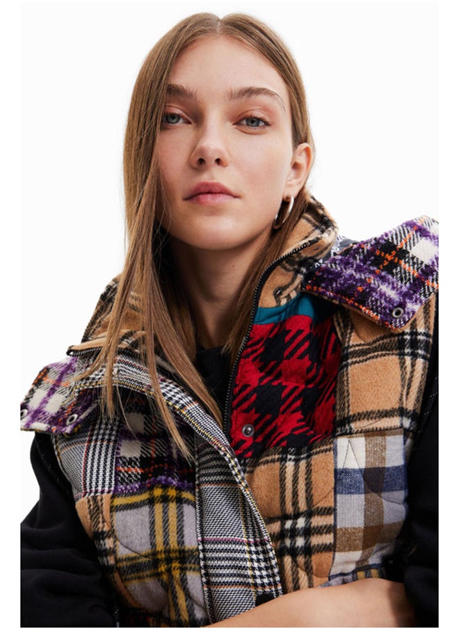 DESIGUAL سترة مبطنة مرقعة  - Image 4