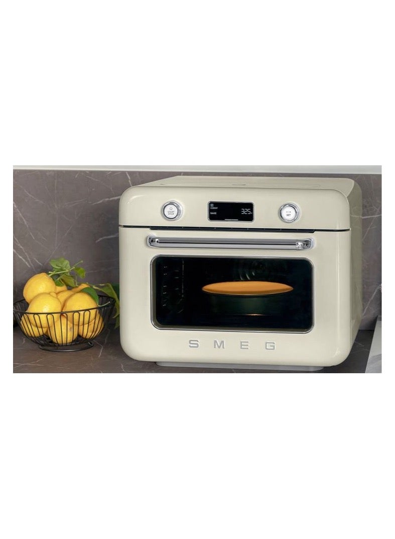 Smeg COF01 Combination Steam Oven - Cream - Image 5