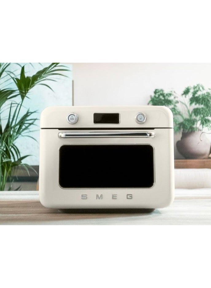 Smeg COF01 Combination Steam Oven - Cream - Image 2