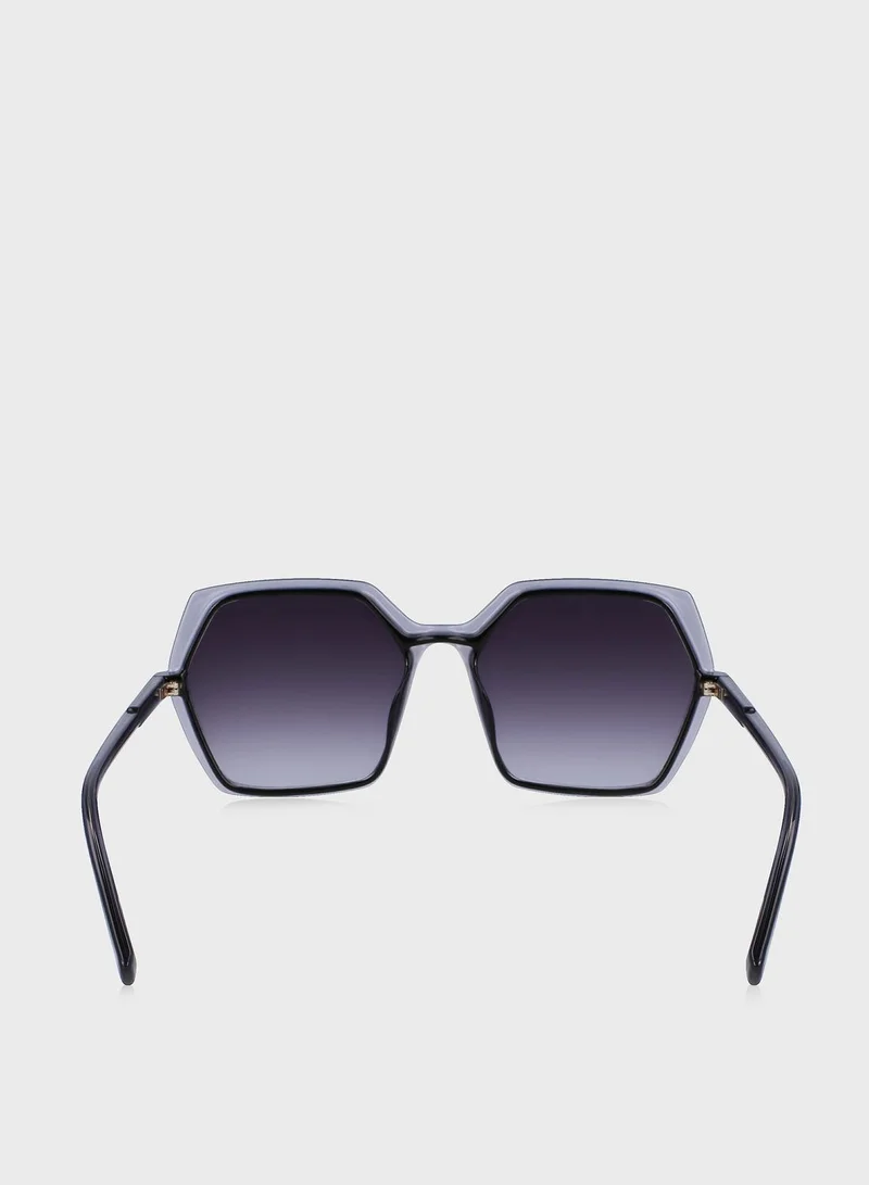Karl Lagerfeld Modified Rectangle Sunglasses