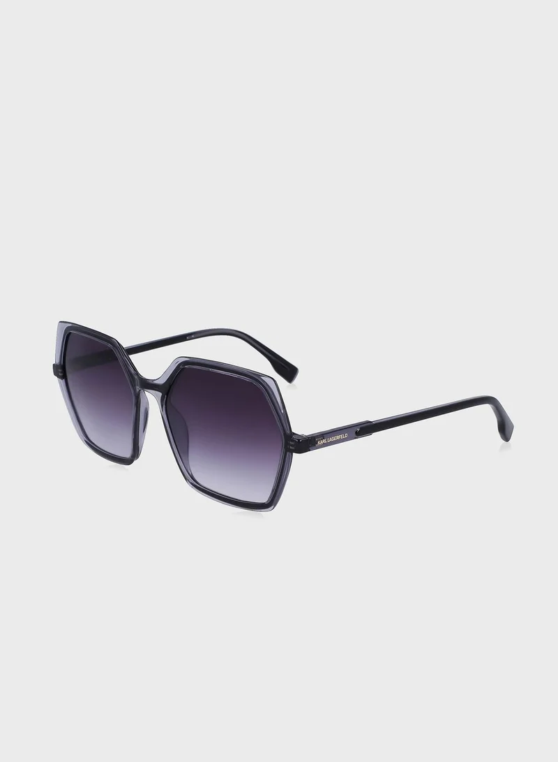 Karl Lagerfeld Modified Rectangle Sunglasses