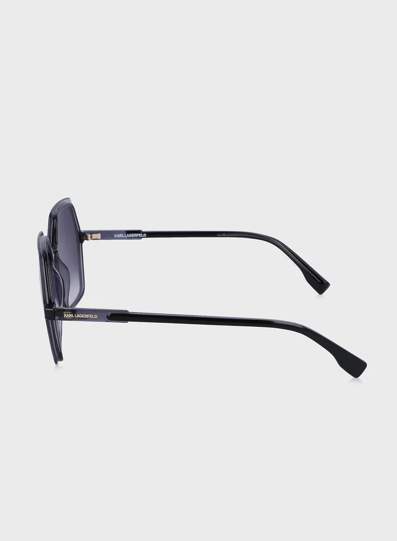 Karl Lagerfeld Modified Rectangle Sunglasses
