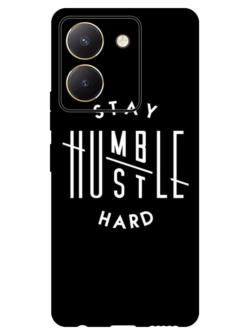 Theodor Protective Case Anti Scratch Shock Proof Bumper Cover For Vivo Y27s Stay humble - Image 1
