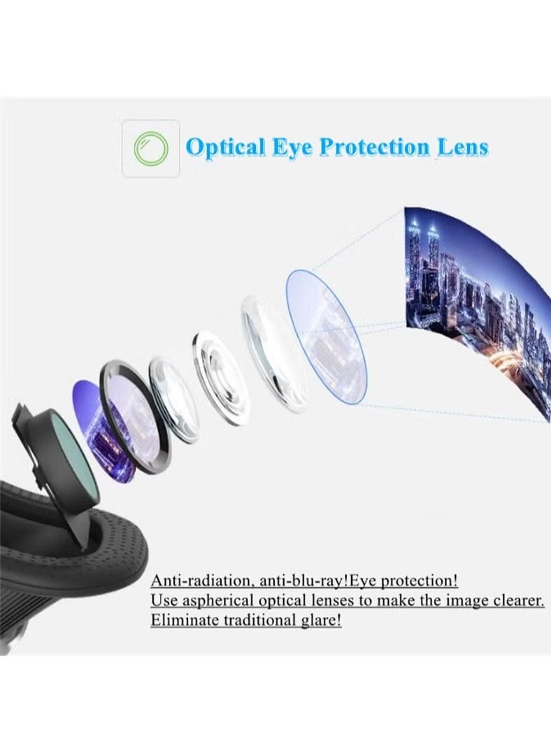 Generic Original G10 IMAX Giant Screen VR Glasses 3D Virtual Reality Box Google Cardboard Helmet for 4.7-7 Smartphone, Matching Joystick  - Image 4