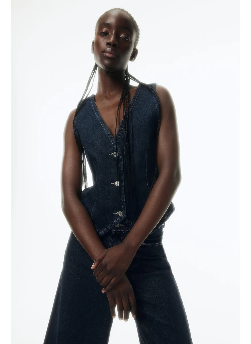 اتش اند ام Denim Waistcoat