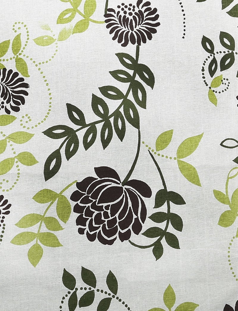 Dekor World Multi Printed Plain Blue Napkin Set (Pack of 12) (Floral Green) - Image 4