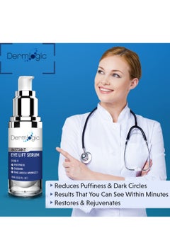 Dermlogic Under Eye Puffiness & Dark Circles Rapid Treatment- Instantly Reduces the Appearance of Puffy Eye Bags, Crow’s Feet, & Sagging Skin.  - Image 2