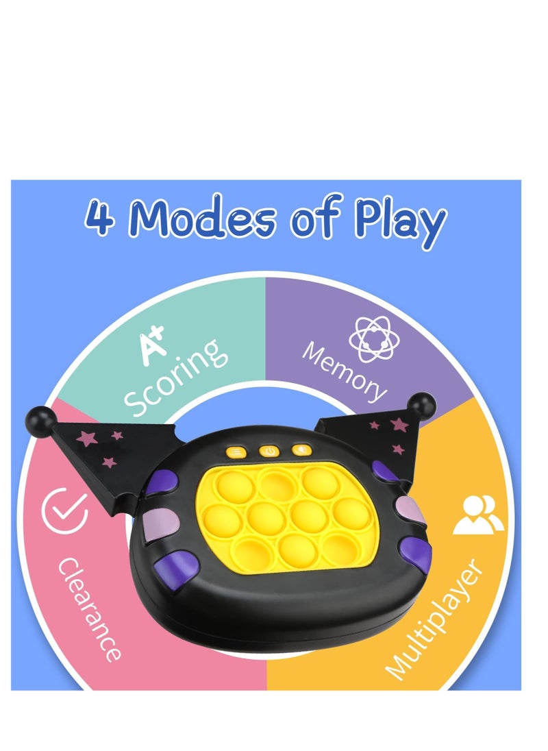 Fast Push Game, Pop It Game Light Up Fidget Toy, A Toy Game Machine That Exercises Reaction Ability and Improves Concentration, Multiple Game Modes Toy, for Kids Ages 3-12 Years Old & Up