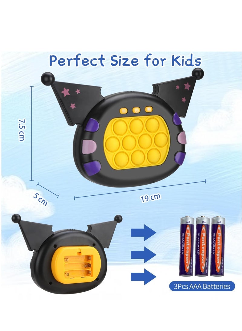 Fast Push Game, Pop It Game Light Up Fidget Toy, A Toy Game Machine That Exercises Reaction Ability and Improves Concentration, Multiple Game Modes Toy, for Kids Ages 3-12 Years Old & Up