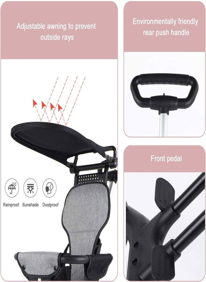 POXEFLIP Two-Way Foldable Baby Stroller Lightweight Stroller for Kids | for 1-3 Years Old Kids | Lightweight Stroller Great for On-The-Go Parents - Holds up to 15 kg - Image 5