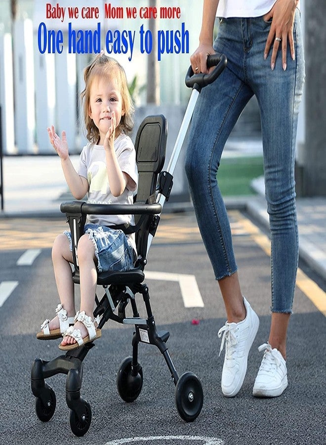POXEFLIP Two-Way Foldable Baby Stroller Lightweight Stroller for Kids | for 1-3 Years Old Kids | Lightweight Stroller Great for On-The-Go Parents - Holds up to 15 kg - Image 4