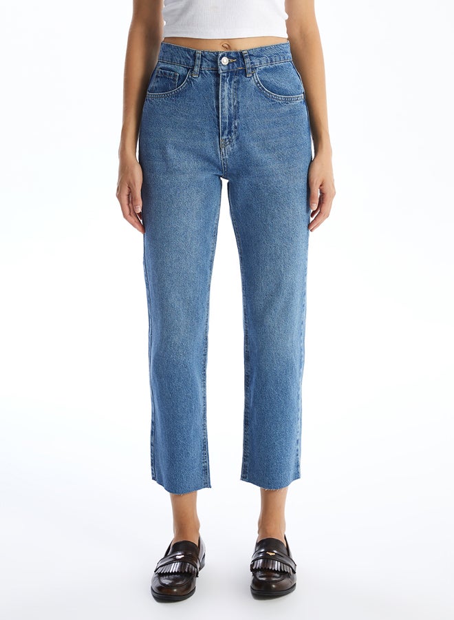 LC WAIKIKI Straight Fit Women's Denim Trousers  - Image 2