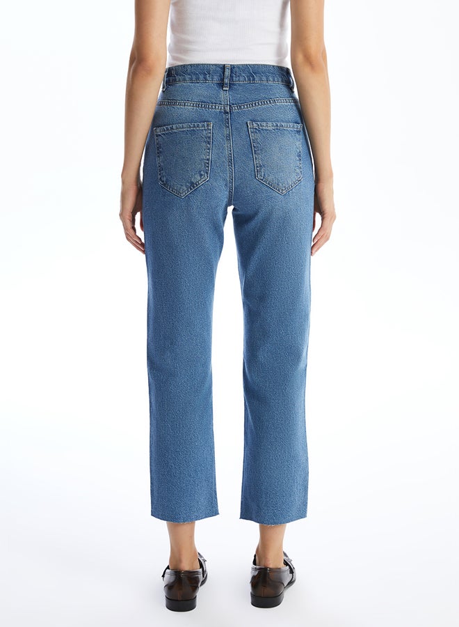 LC WAIKIKI Straight Fit Women's Denim Trousers  - Image 4