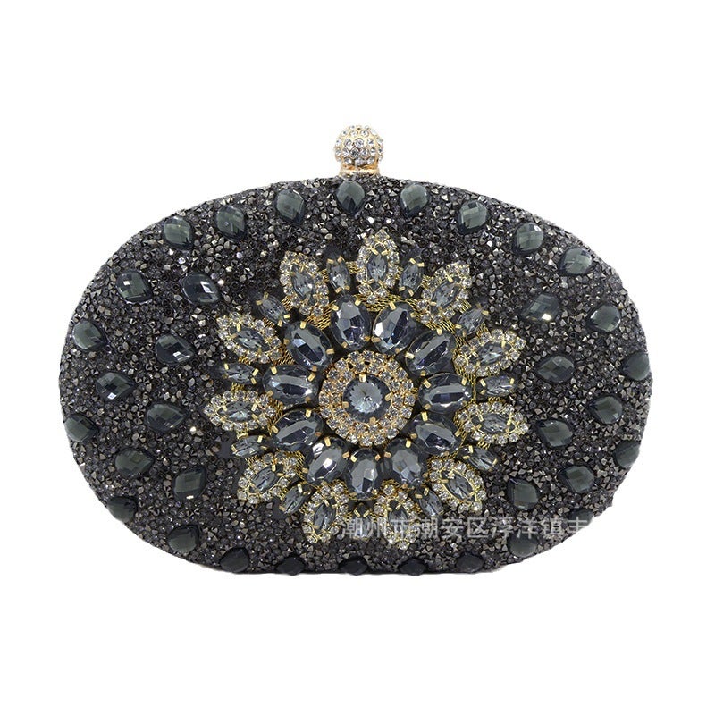 2023 New Sunflower Diamond Evening Bag Women'S Sunflower Dress Evening Handbag - Image 5