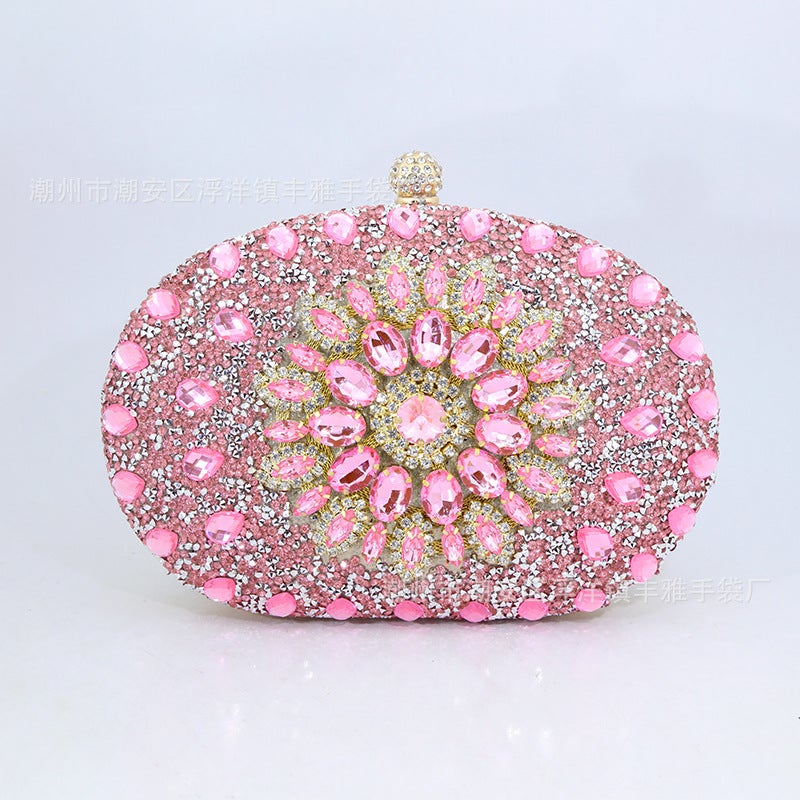 2023 New Sunflower Diamond Evening Bag Women'S Sunflower Dress Evening Handbag - Image 1