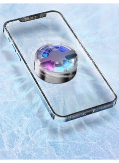 DUNISO Magnetic Mobile Phone Radiator Cell Phone Cooler Portable Phone Radiator With Light Mobile Phone Cooling Fans Cellphone Cooling Fan Accessories for Game Player Tiktok Outdoor  - Image 2