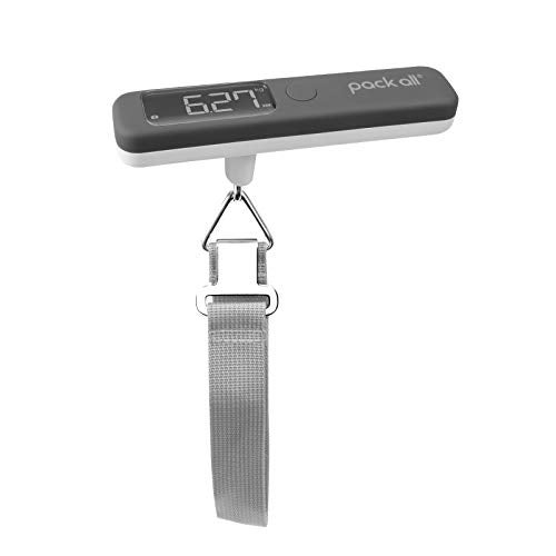 pack all 110 Lbs Luggage Scale, Digital Handheld Luggage Scale, Travel Weight Scale for Luggage with Backlit LCD Display, Battery Included (Grey) - Image 1