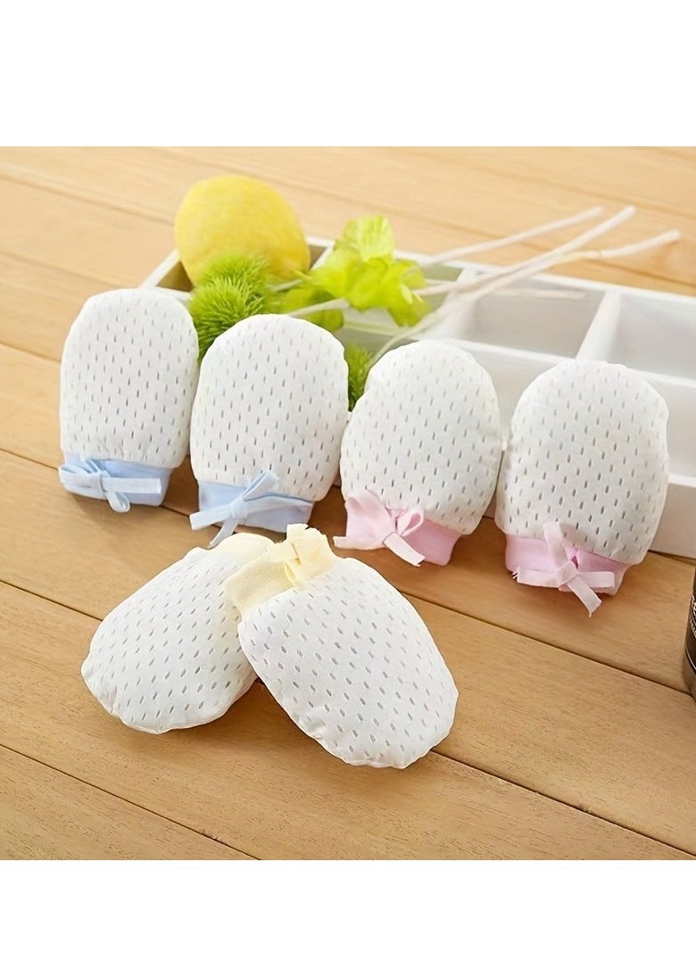 Generic - 3 Pairs of Breathable Mesh Baby Gloves - Anti Scratch Protection for Newborns in Spring & Summer - Image 1