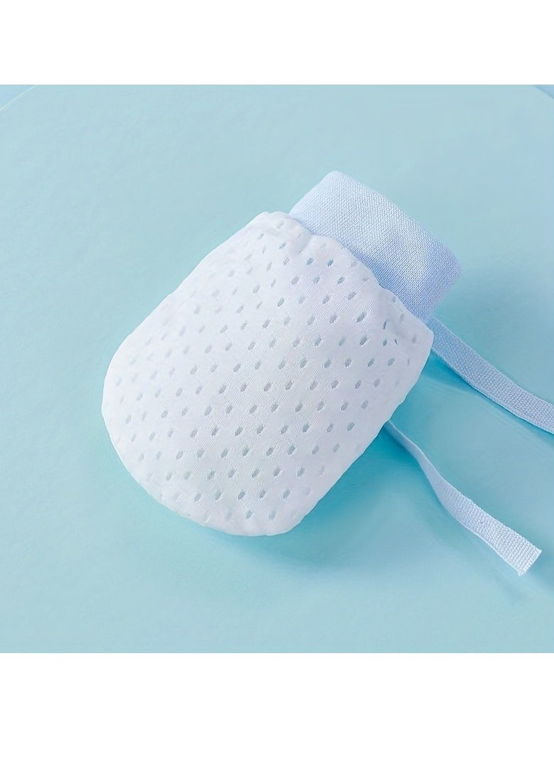 Generic - 3 Pairs of Breathable Mesh Baby Gloves - Anti Scratch Protection for Newborns in Spring & Summer - Image 1