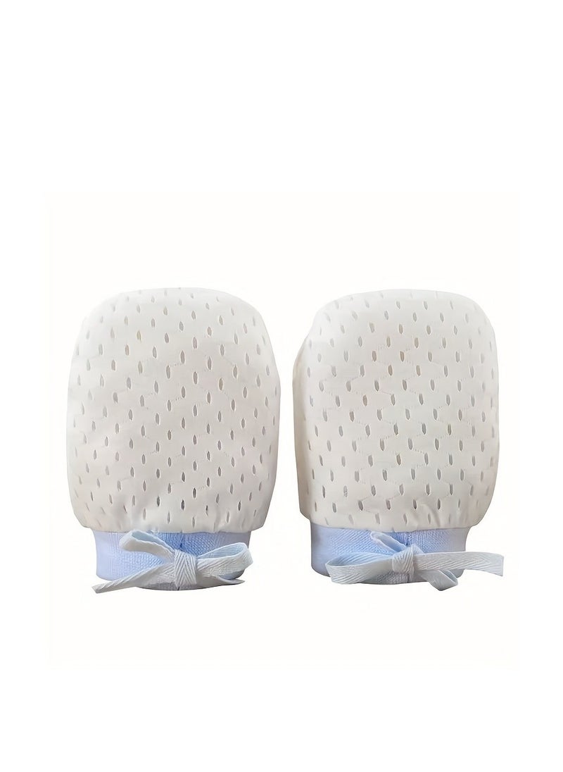 Generic - 3 Pairs of Breathable Mesh Baby Gloves - Anti Scratch Protection for Newborns in Spring & Summer - Image 1