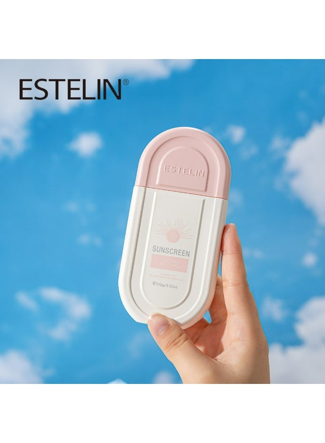 ESTELIN Sunscreen SPF 90 Fade Spots & Brightening Cream 100 g - Image 1