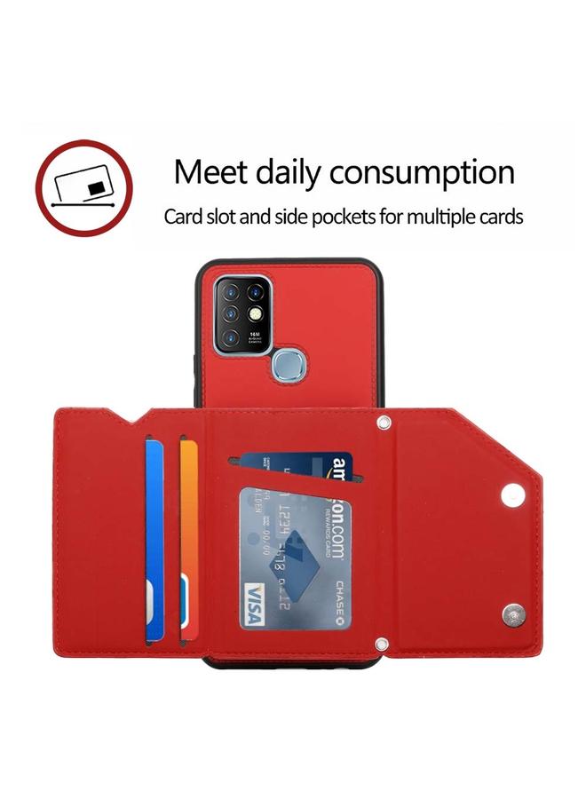 S-TOP Case For Infinix Hot 10 Skin Feel PU + TPU + PC Phone Case - Image 5