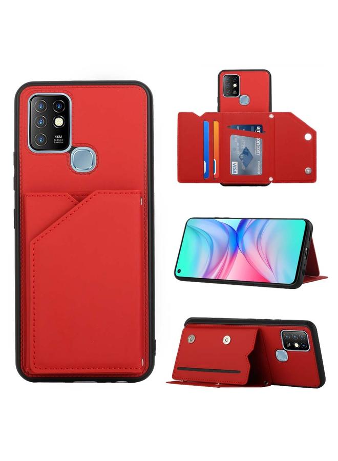 S-TOP Case For Infinix Hot 10 Skin Feel PU + TPU + PC Phone Case - Image 1
