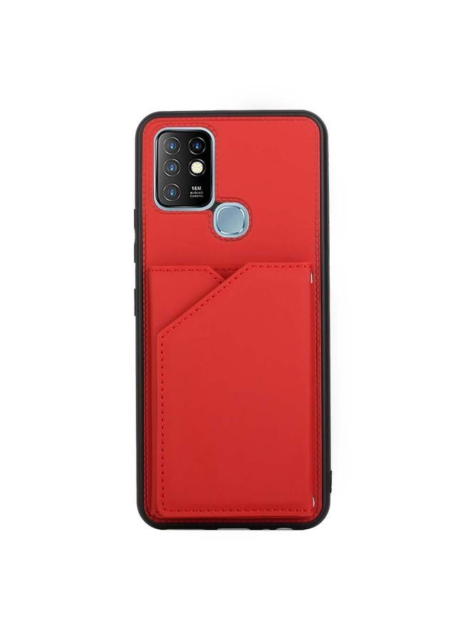 S-TOP Case For Infinix Hot 10 Skin Feel PU + TPU + PC Phone Case - Image 2