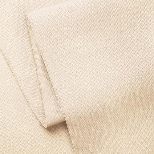 Craftido-19 Options-100% Cotton Fabric by The Yard in Solid Color 44”Wide by 3yd (9 ft) -Medium Weight 5.2 oz-Soft Cotton for Quilting, Sewing, Crafts, Binding, Backing and Lining - Cream - Image 3