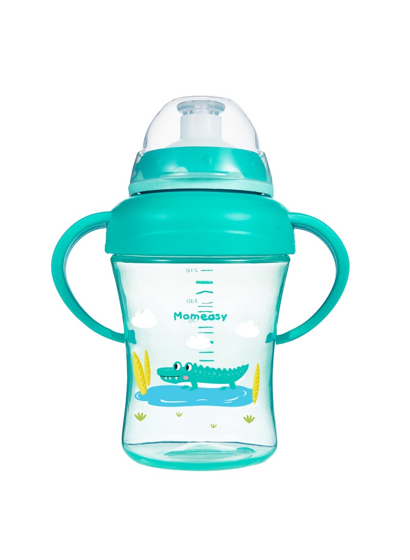 Momeasy Baby Training Cup With Direct Drinking Sucker - 210ml/7oz-Spill Proof and Easy Flow