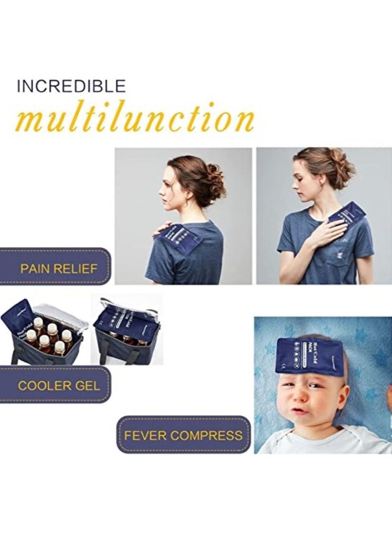 HOT كيس ماء ساخن ذهبي مع جهاز تدليك لألم الجسم - Image 3