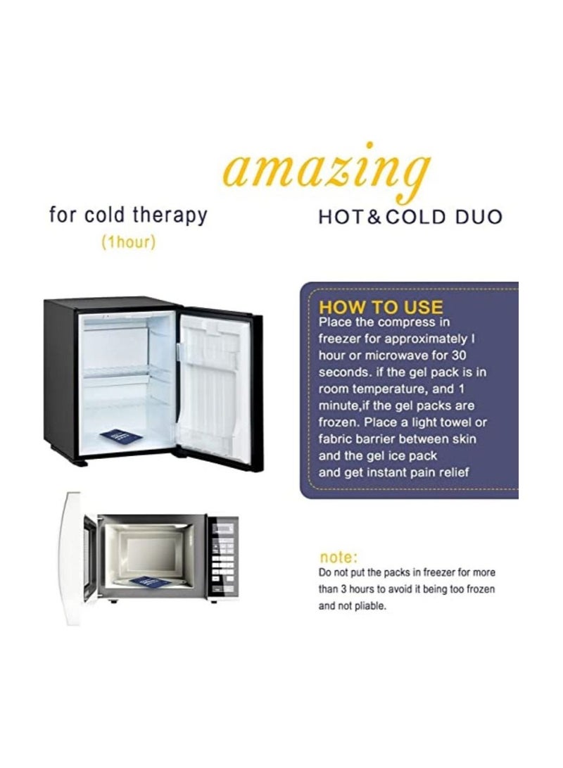 HOT كيس ماء ساخن ذهبي مع جهاز تدليك لألم الجسم - Image 2