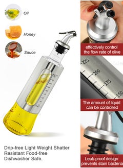 Oil Dispenser Bottle Kitchen Stainless Steel Olive Oil Pot Automatic Opening and Closing Leak, Proof Soy sauce Barbecue Seasoning  Bottle - 300ml - pzsku/Z4D910D187C416392DE75Z/45/_/1736842758/91eaf3cc-49ff-4fb6-ac59-6dc621a2eb96