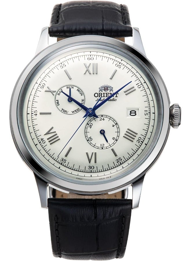 ORIENT Men Orient Bambino Version 8 Weekly Calendar Automatic Dress Watch Model: RA-AK0701S30B, White - Image 1