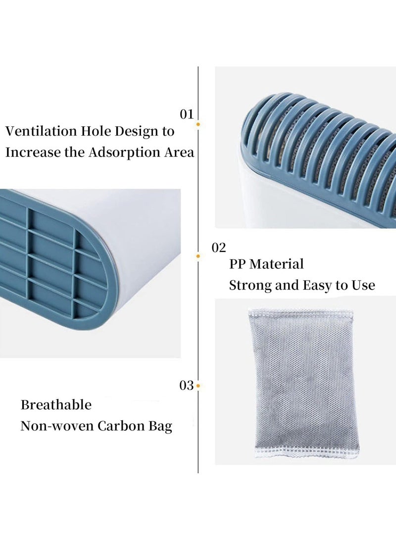 2PCS Refrigerator Deodorizer, Bamboo Activated Charcoal Air Purifying Bag, Odor Eliminator for Fridge & Freezer, Closet, Shoes, Kitchens, and Basements - Long-Lasting, Natural Odor Neutralize - Image 4