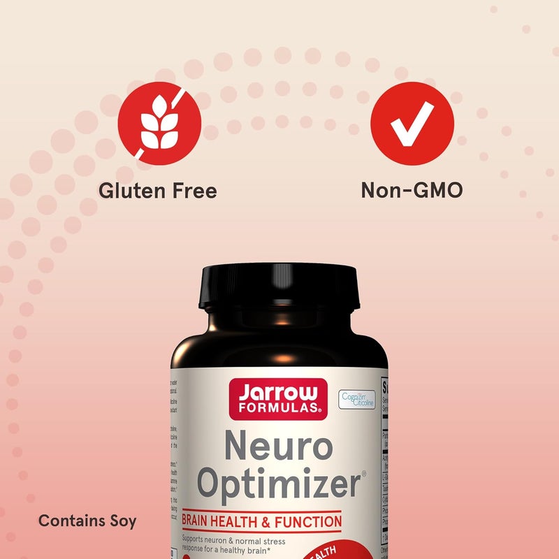 Jarrow Formulas Neuro Optimizer With 7 Neuronutrient Ingredients Dietary Supplement for Brain Health and Antioxidant Support 120 Capsules 30 Day Supply - Image 5