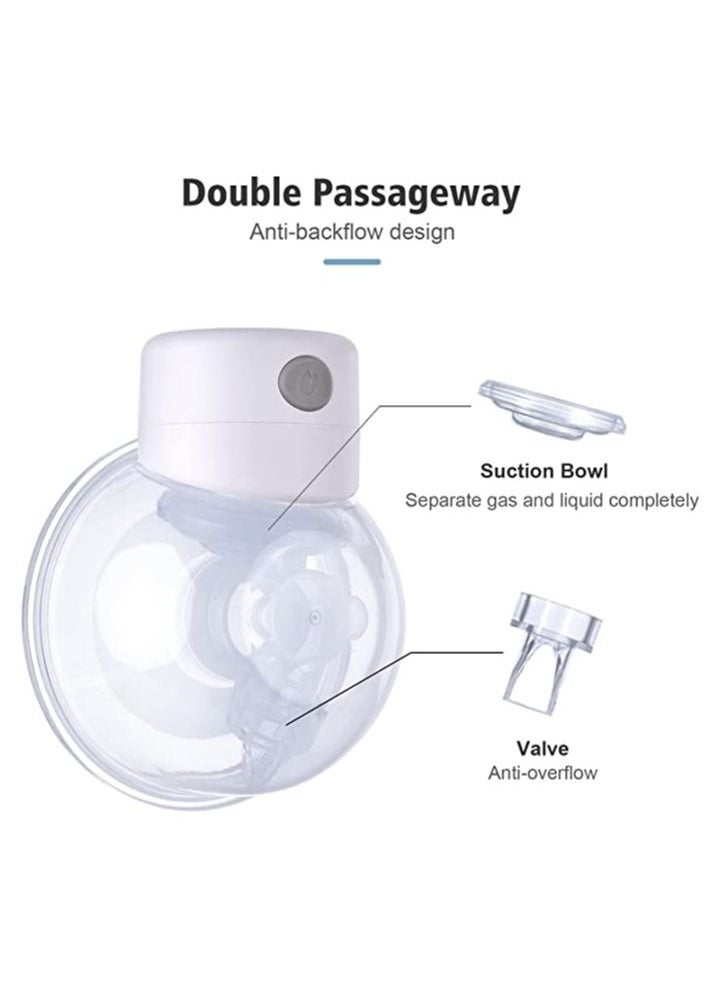 Wearable Electric Breast Pump Silent Invisible Hands Free Breast Pump 2 Modes 9 Levels Adjustable with LCD Display Screen Intelligent Timing for Home Travel - pzsku/Z4D91476C93E9FE794D37Z/45/_/1661409385/02577173-b6c4-43c4-a7e4-43a5222cbb22