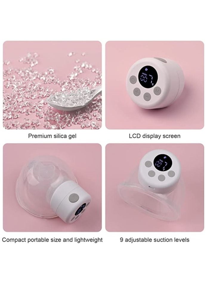 Wearable Electric Breast Pump Silent Invisible Hands Free Breast Pump 2 Modes 9 Levels Adjustable with LCD Display Screen Intelligent Timing for Home Travel - pzsku/Z4D91476C93E9FE794D37Z/45/_/1661409385/eeb18749-195e-45c4-b7d7-0701e73ec77a