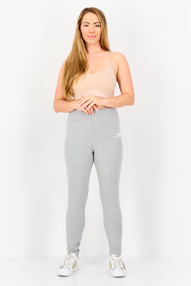 New Balance Women Sportswear Fit Training Leggings, Grey - Image 4